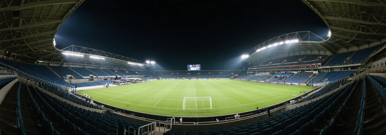 体育赛场夜景横幅